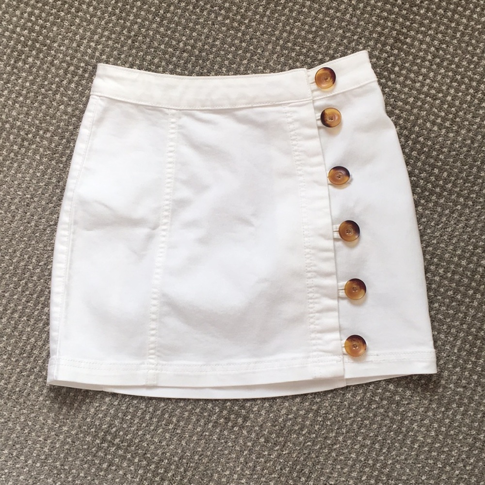 NWOT Free People Little Daisies Mini Skirt